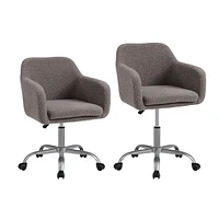 Chaise de Bureau Tate, Gris