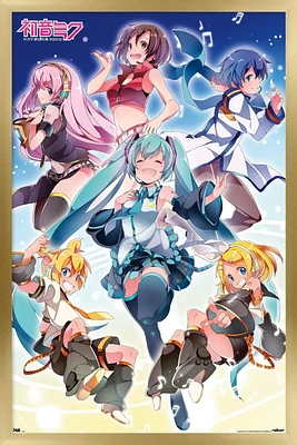 Hatsune Miku - Group Wall Poster, 14.725" x 22.375"