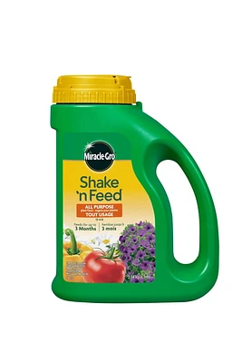 Miracle-Gro Shake N Feed engrais pour plantes tout usage  12-4-8  2.04 Kg