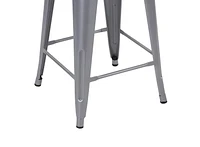 Ensemble de 4 tabourets de bar en métal de 24 po de Mainstays - Multicolores