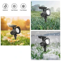 Mainstays 20 Lumen Solar Outdoor Landscape Spotlights, Black (2-Pack), MS 2PK 20L SOLAR SPOTLIGHT
