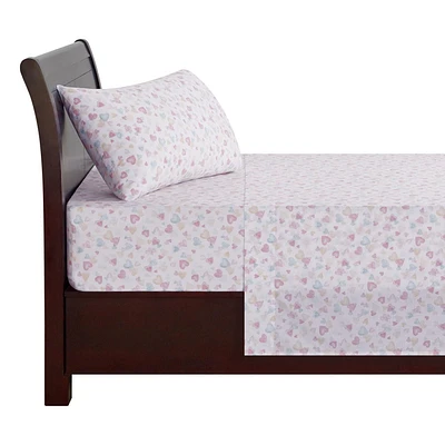 Ensemble de draps pour enfant 100 % coton Mainstays Taille : 1 place - 2 places