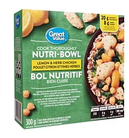 Bol nutritif poulet citron et fines herbes Great Value 300 grammes