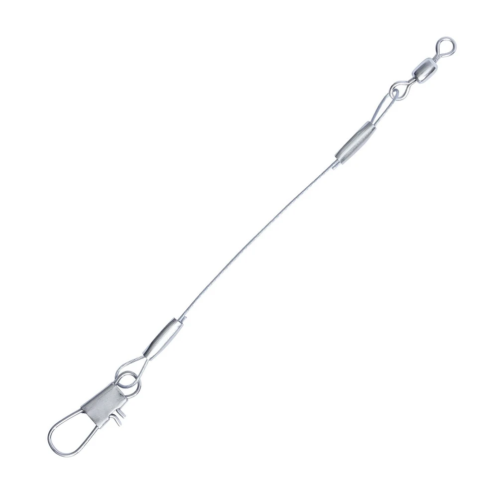 Eagle Claw Q08013- 18" Steel Leader, 30Lb Test, 3Pk