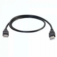 C2G 2m USB 2.0 A Male to A Male Cable - Black (6.6ft)