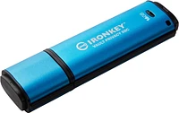 Kingston Ironkey Vault – Clé USB Privacy 50 USB-C 16 Go | Certifiée FIPS 197 | XTS-AES 256 bits | Protection BadUSB et Brute Force | Option multi-mot de passe | IKVP50C/16 Go