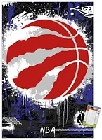 NBA Toronto Raptors - Maximalist Logo 23 Wall Poster, 22.375" x 34"