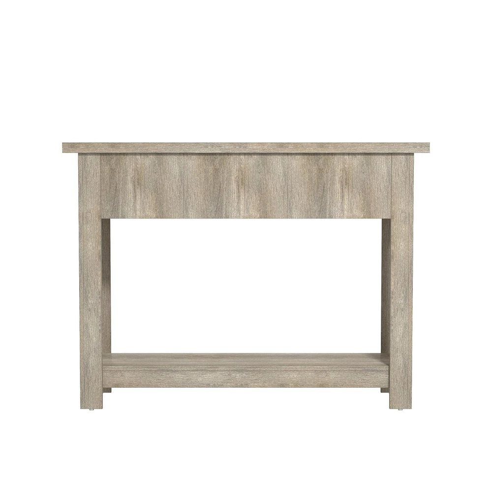 Hillsdale Coover Table console en bois avec 1 tiroir