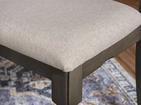 Chaise d'appoint Weston, Gris (Lot de 2)
