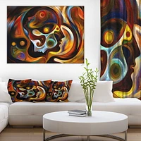 Impression sur toile « Perspectives Of Inner Paint » Design Art