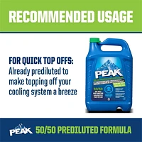 PEAK Vert Antigel 50/50 Mix, 3.78 Liters PEAK Vert 50/50 AFC