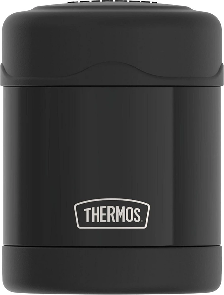 Thermos Funtainer Vacuum Insulated 10 OZ Food Jar, Black, 10 Oz, Black