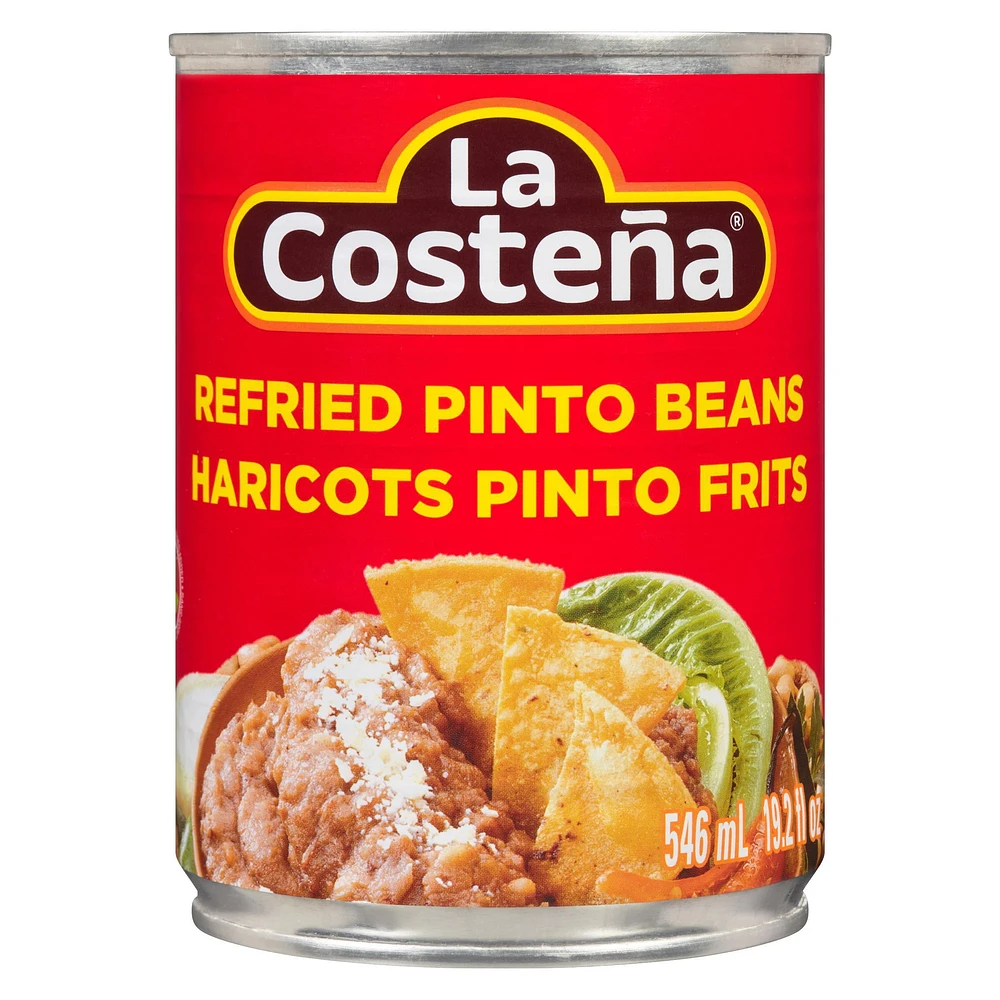 La Costena Refried Pinto Beans, 546 mL