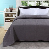 Fabstyles 100% Cotton Thermal Blanket, Breathable Bed Blanket, Soft Waffle Blanket, All Season Cotton Blanket