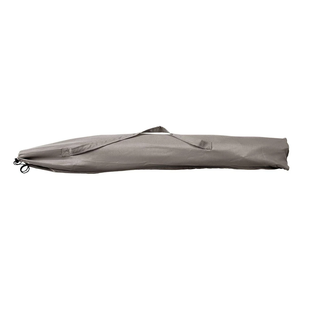 Parasol de plage portable CorLiving de 2,3 m avec ancrage pour sable et terre et sac de transport