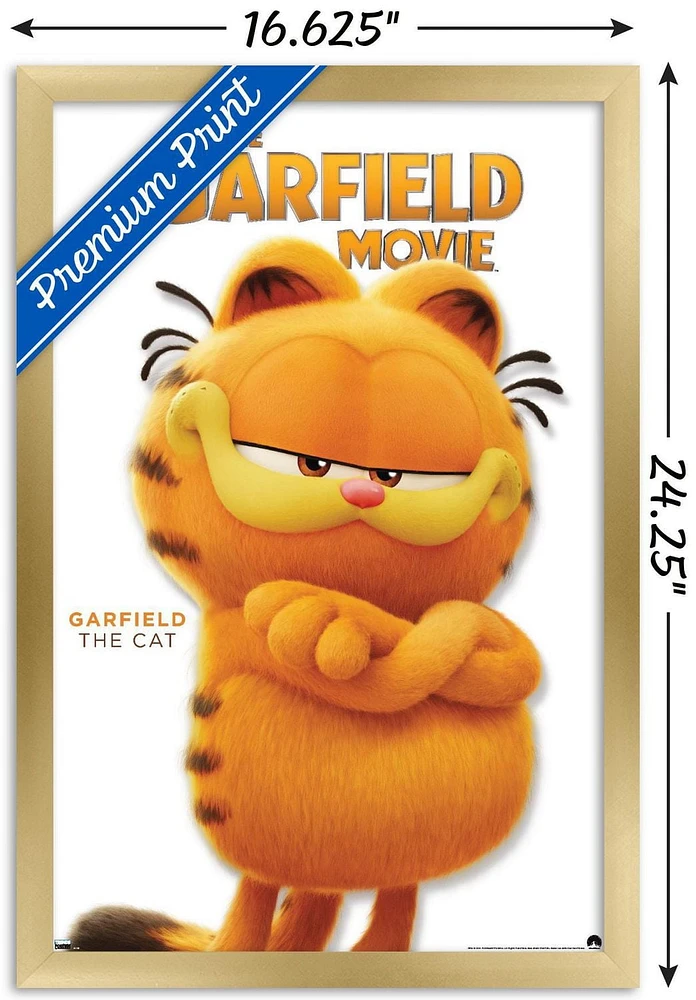 The Garfield Movie - Garfield Feature Series 24 Wall Poster with Magnetic Frame