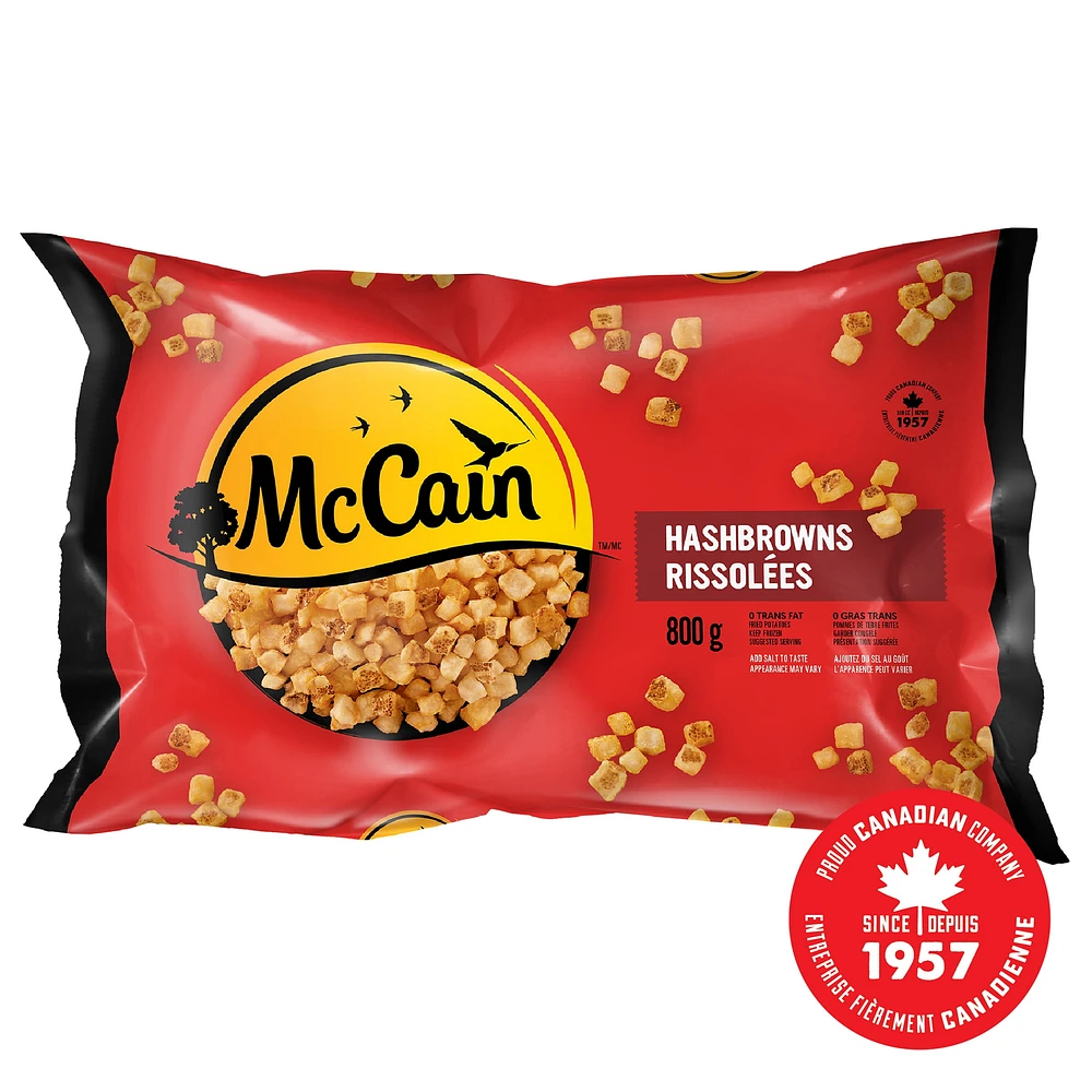 Pommes de terre rissolées en dés McCainᴹᴰ 800g