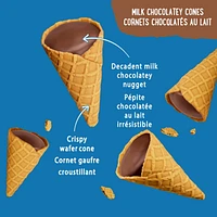 Bites, Decadent Milk Chocolatey Bite-sized Mini Wafer Cones, The Last Bite From Canada's Favourite Cone, 76 g