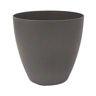 24" Madison Jardinière, Anthracite 14" Round Ronde, 25.6L