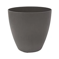 24" Madison Jardinière, Anthracite 14" Round Ronde, 25.6L