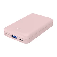 Powerology Banque d'Alimentation MagSafe Compatible 5000 mAh - Rose