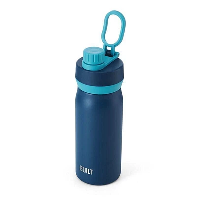 Built NY Cascade 16oz Chug Bottle - Blue, Kids Water Bottle, Blue