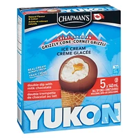 Chapman's Yukon Grizzly Double the Dip Cone, 5 x 140mL