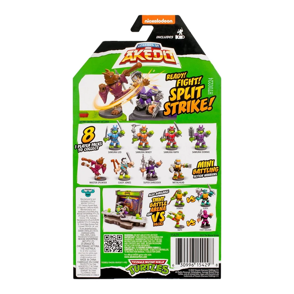 AKEDO TMNT SINGLE PACK METALHEAD
