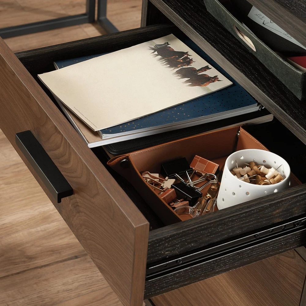 Sauder La Collection Canton Lane Bureau en L, Finition Brew Oak, 431209