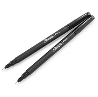 Stylos Sharpie, pointe feutre, pointe fine (0,4 mm), noir 4 unités