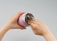 Zojirushi Vacuum Insulated Stainless Steel 12 Oz. Food Jar, Shiny Pink