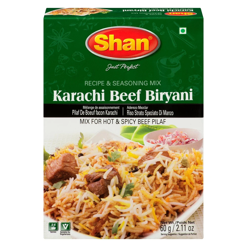 Shan Beef Biryani Spice Mix 60G, 60G