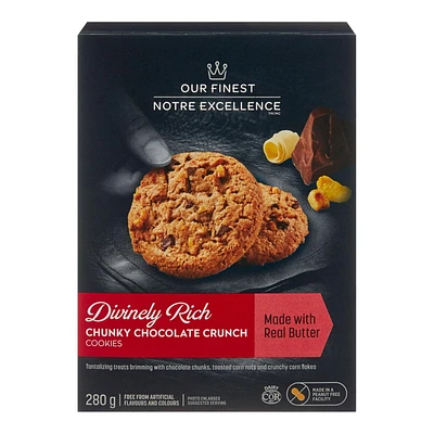 Our Finest All Butter Chunky Chocolate Crunch Cookies