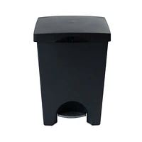 Mistral® 50L Poubelle à pédale de Recyclage iCan Noire 2 bacs amovibles de 25L