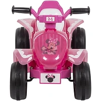Minnie de Disney, jouet porteur, 6 volts, Quad pour les filles par Huffy, Rose