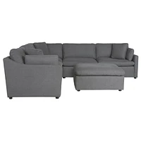 Topline Home Furnishings Pouf gris