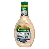 Hidden Valley Greek Tzatziki Creamy Dressing & Dip, Put together a quick, easy dinner anytime when you're stocked up with this Hidden Valley Greek Tzatziki Dressing,, 473ml