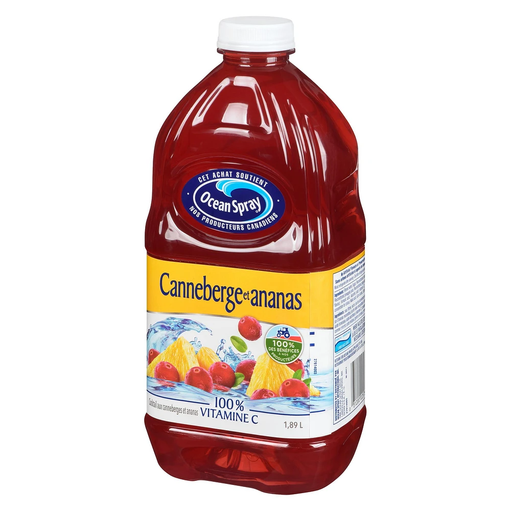 Cocktail aux Canneberges et Ananas d'Ocean Spray 1,89L 1,89 l