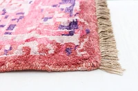 ECARPETGALLERY 5'9" x 7'10" Bordered Jules Oushak Hand-knotted Area Rug for Living Room, Dining Room and Bedroom in Brown