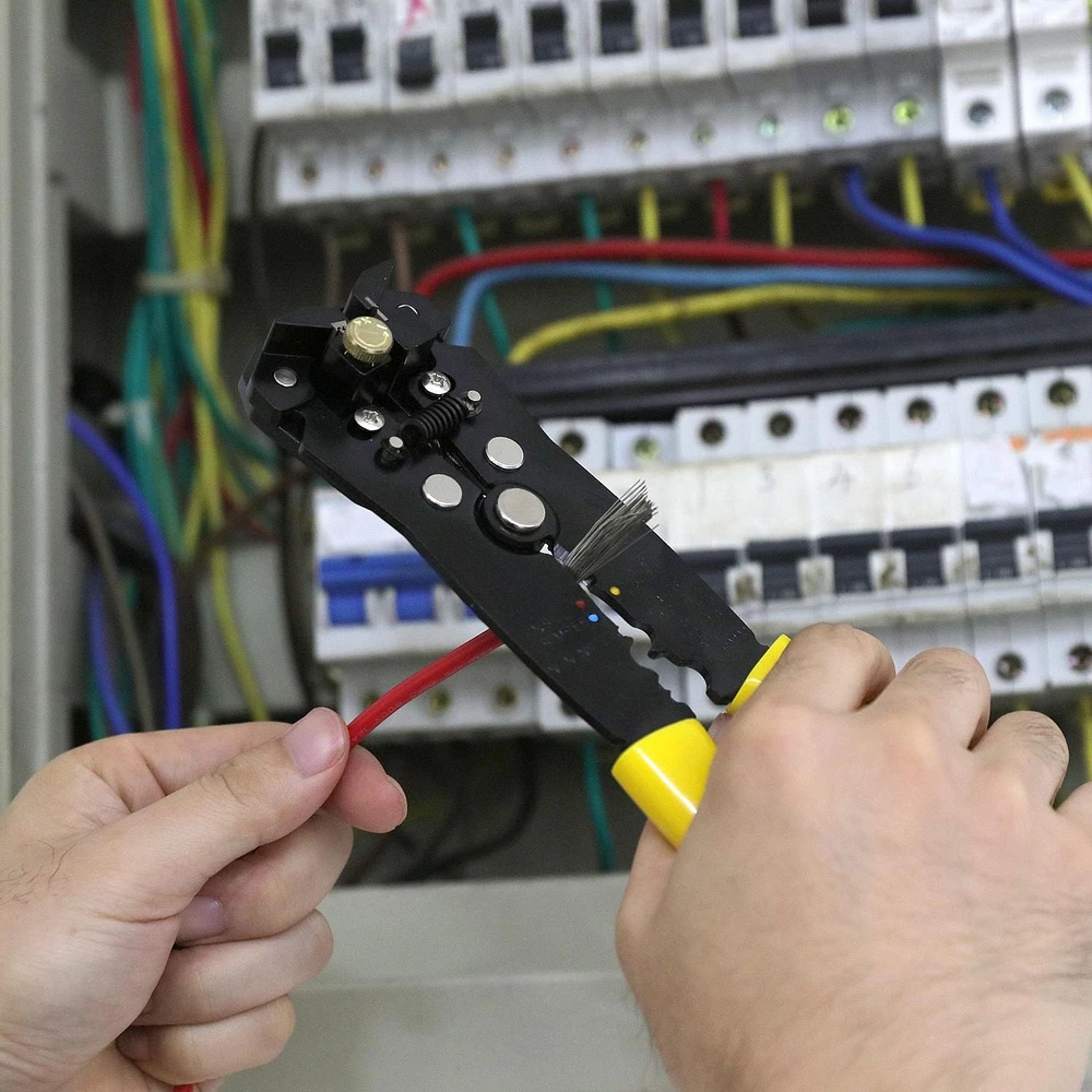 WorkPro Pince à dénuder et pince à sertir à réglage automatique Multi-fonction