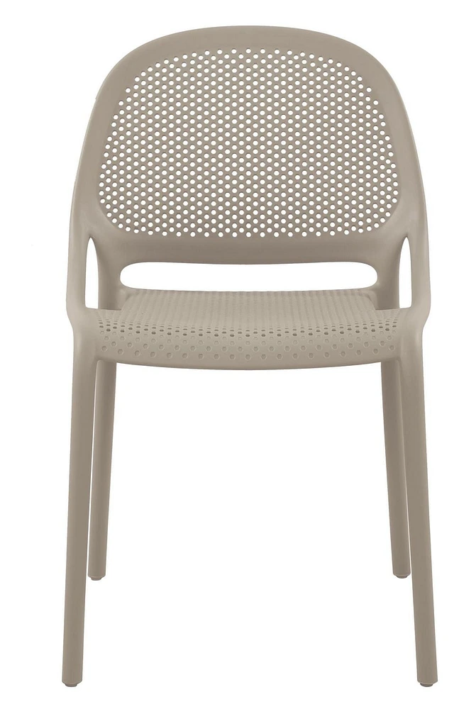 Chaise à dîner sans accoudoirs Summer Greige (4 chaises/boîte)