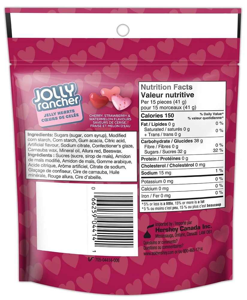 Jolly Rancher Jelly Hearts 250g, 12pk