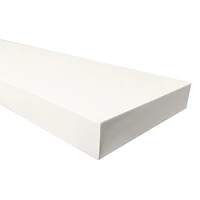 Hometrends 18 inch White  Floating Shelves - 2 PC Set, 2 PC 18 inch White Floating Shelves