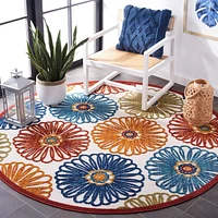SAFAVIEH Cabana Aria Tapis Floral Extérieur