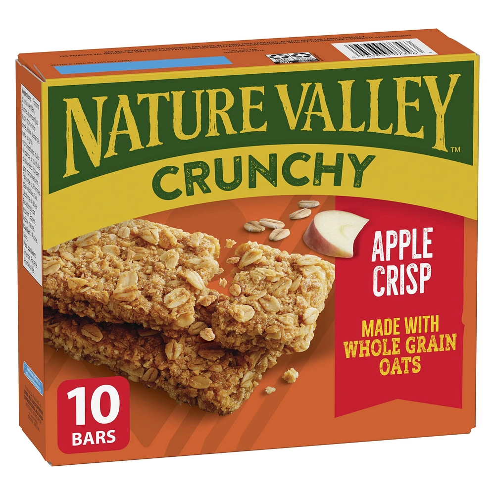 Nature Valley Crunchy Apple Crisp Granola Bars 42 g, 5 ct, 10 barres, 210 g