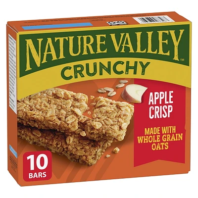 Nature Valley Crunchy Apple Crisp Granola Bars 42 g, 5 ct, 10 barres, 210 g