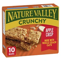 Nature Valley Crunchy Apple Crisp Granola Bars 42 g, 5 ct, 10 barres, 210 g