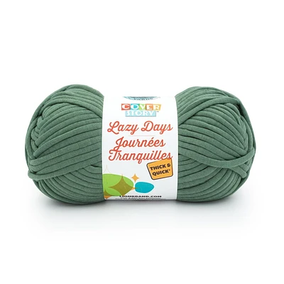 Lion Brand Cover Story Lazy Days Thick & Quick Yarn #6 Super Bulky Polyester Yarn 250g/144m 1 Ball