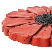 Orange  Flower Stepping Stone