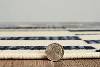 Tapis Capri Leslie os & bleu de 6 pi 5 po x 9 pi 3 po